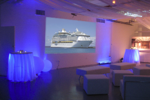 Rent a DJ system and event AV packages with AV system installation.