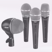 Stage lighting and sound with microphone and speaker rental from AV Rentals NYC.